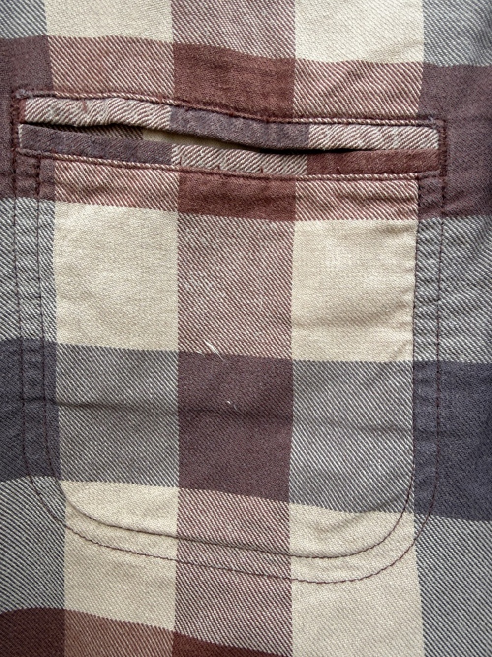 United By Blue Size M- Organic Cotton Flannel Button-Up Gorpcore Buffal Plais - Picture 4 of 4